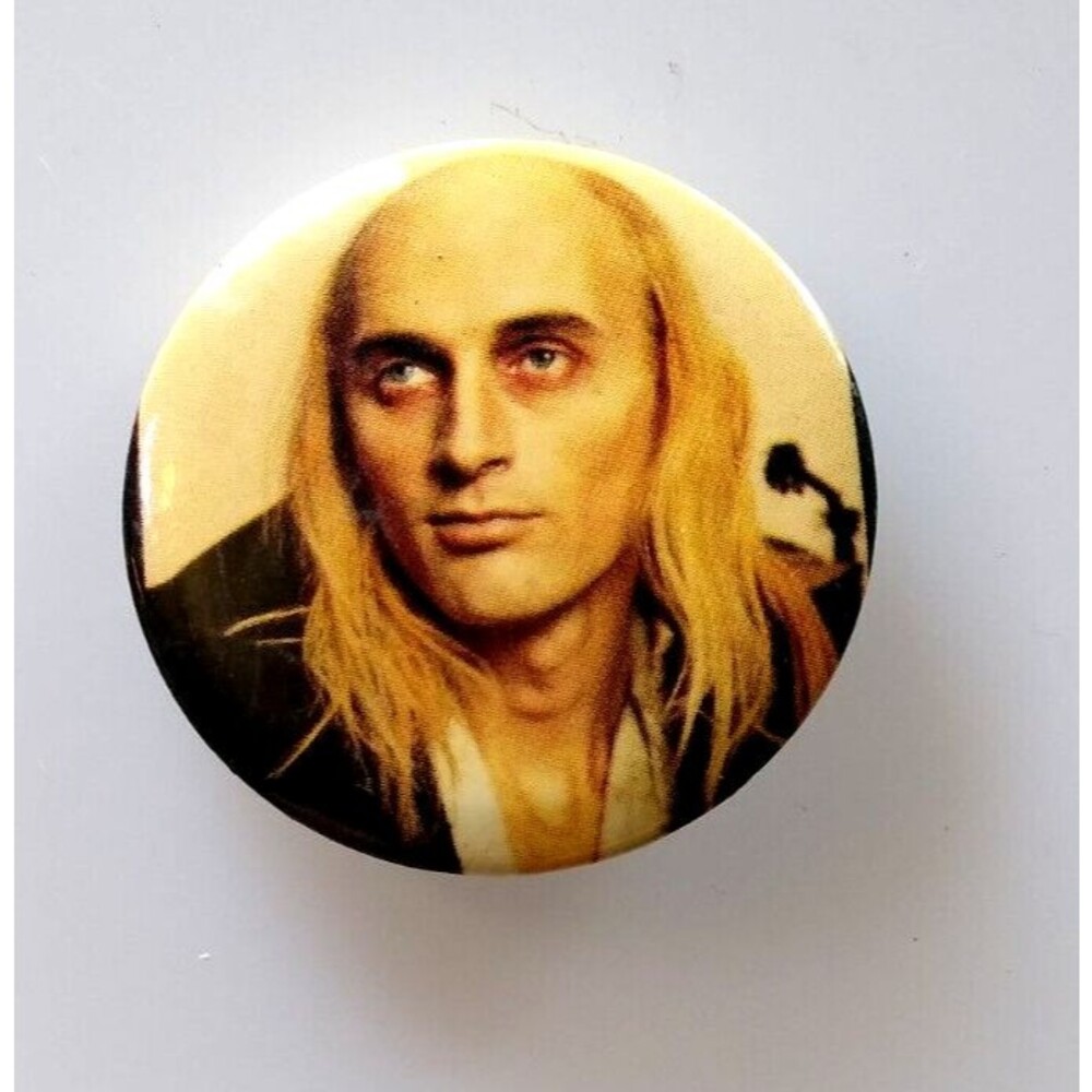 Vintage Rocky Horror Picture Show Riff Raff Button Badge Pin Original 1983